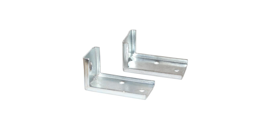 Suporte "L" Aéreo Reforçado 1,5mm Zinco Branco - Ref. 6500